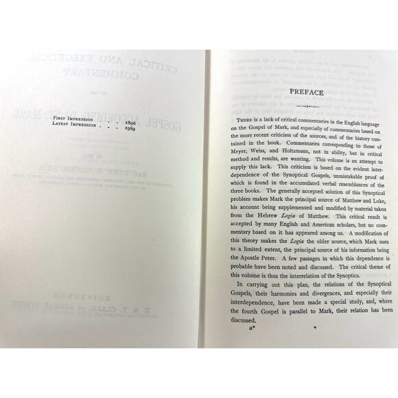ICC Commentary – Gospel of St. Mark by Ezra Gould – T & T Clark HC 1969 - Picture 9 of 10
